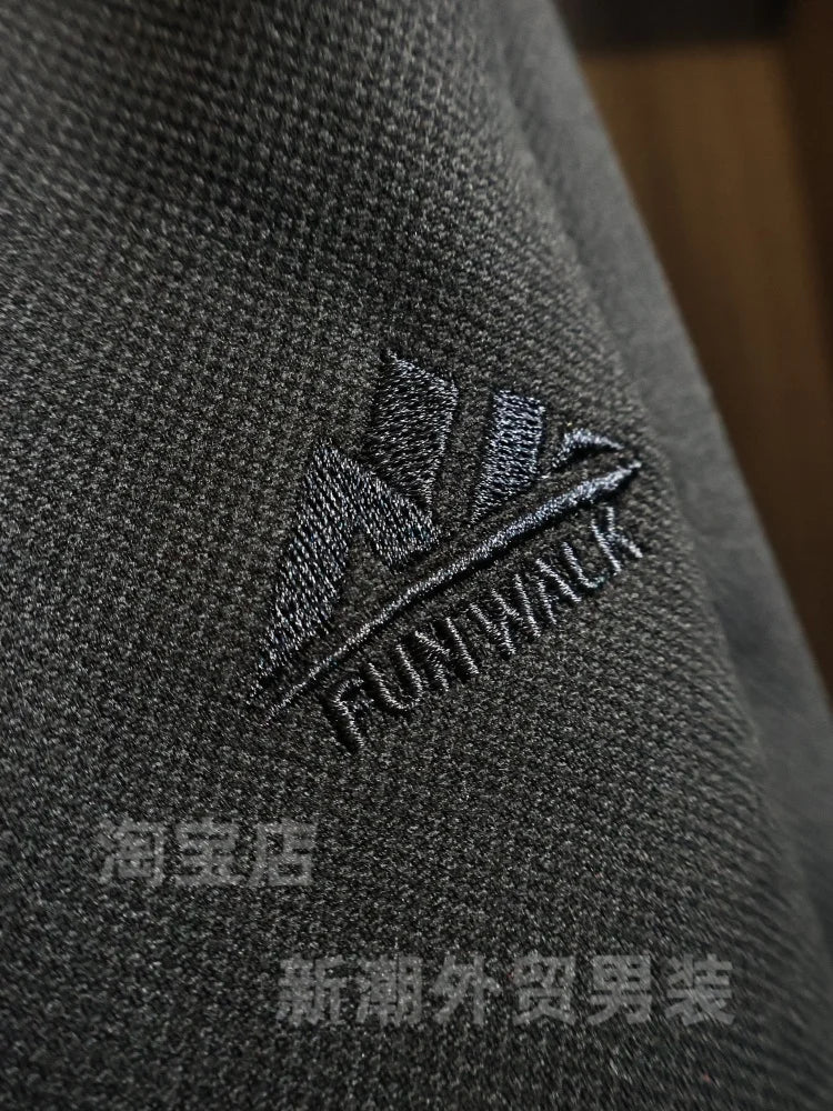 Outdoor Men's Goose down Pants Straight Leg Fashionable Warmth Windproof Autumn Winter Long Pants Casual Nylon Polyester