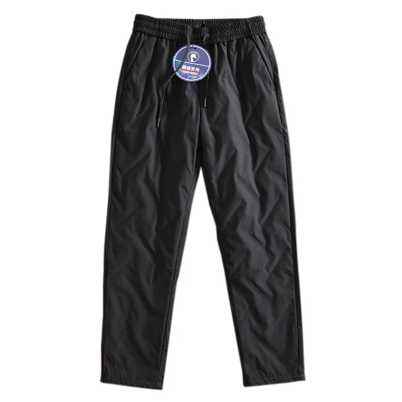 Men's Thickened down Pants Goose down Fashion Urban Style Casual Long Pants Warmth Locking Glue Not Puffy ODM Order