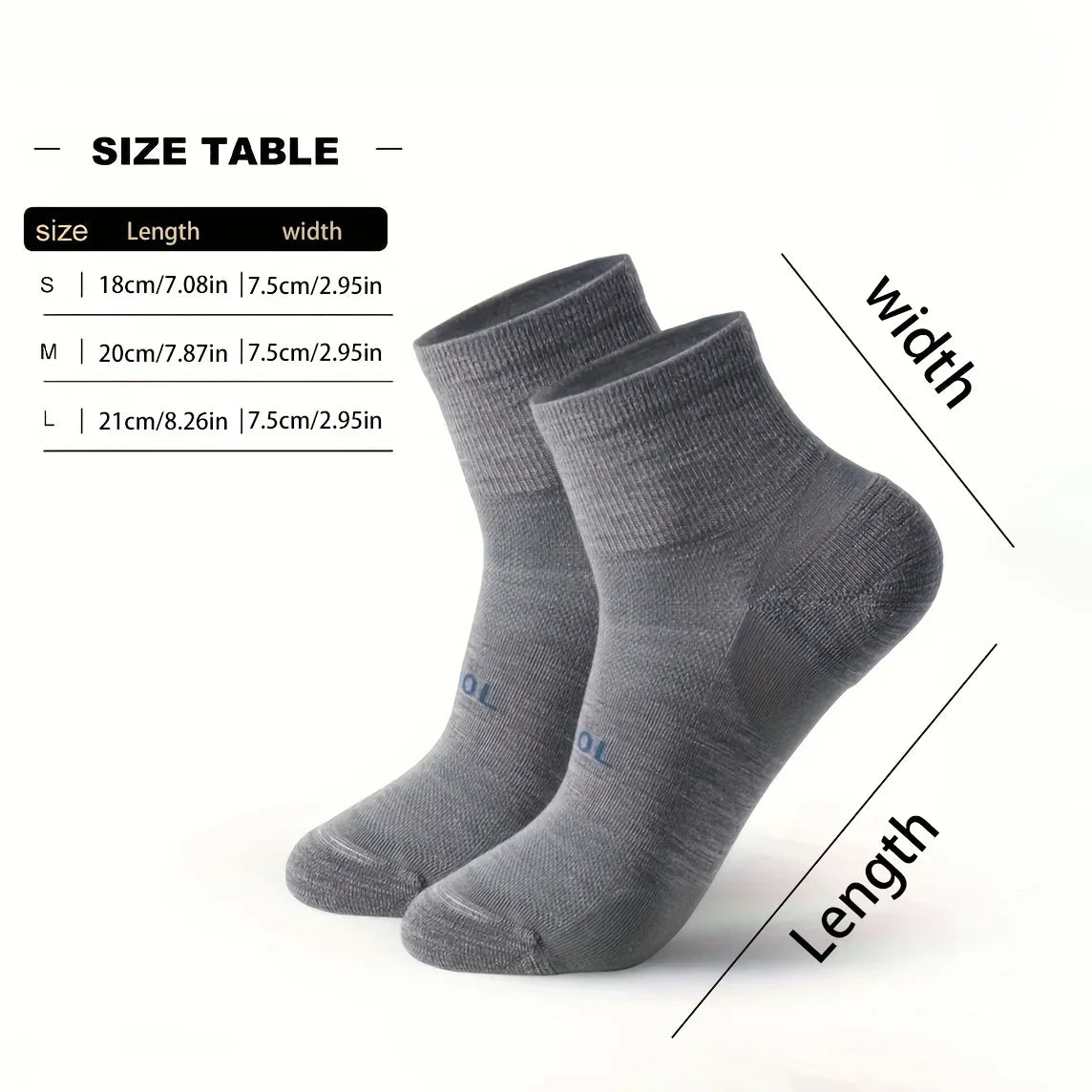 Unisex Merino Wool Socks Breathable Low Cut Sock 70% Merino wool Moisture Wicking Ankle Height for Men And Women