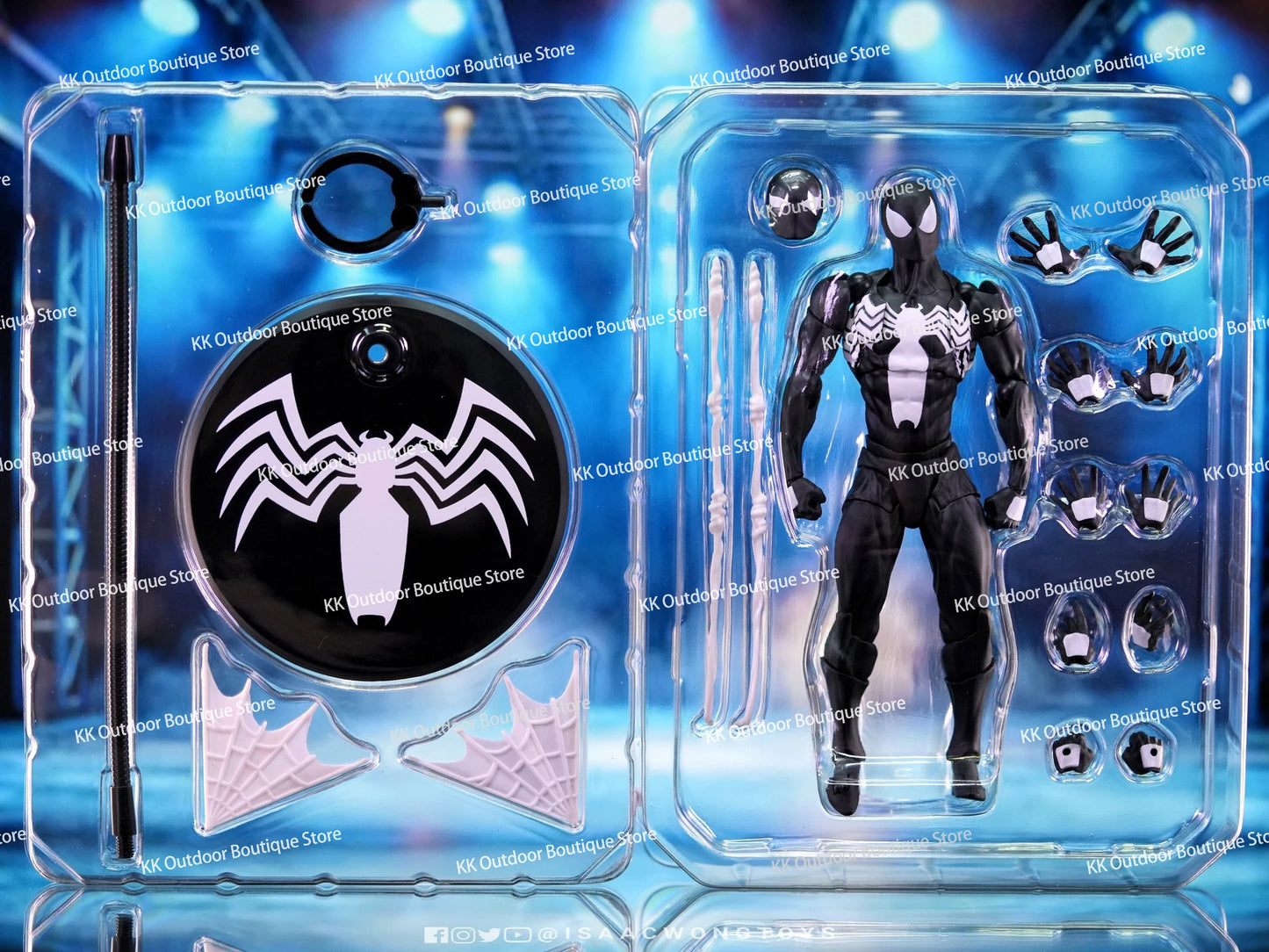 In Stock Mess Toys Spider Man Symbiote Black Suit Neighbor Spiderman Messtoys Scarlet Spider Anime Action Figure Gifts Toys