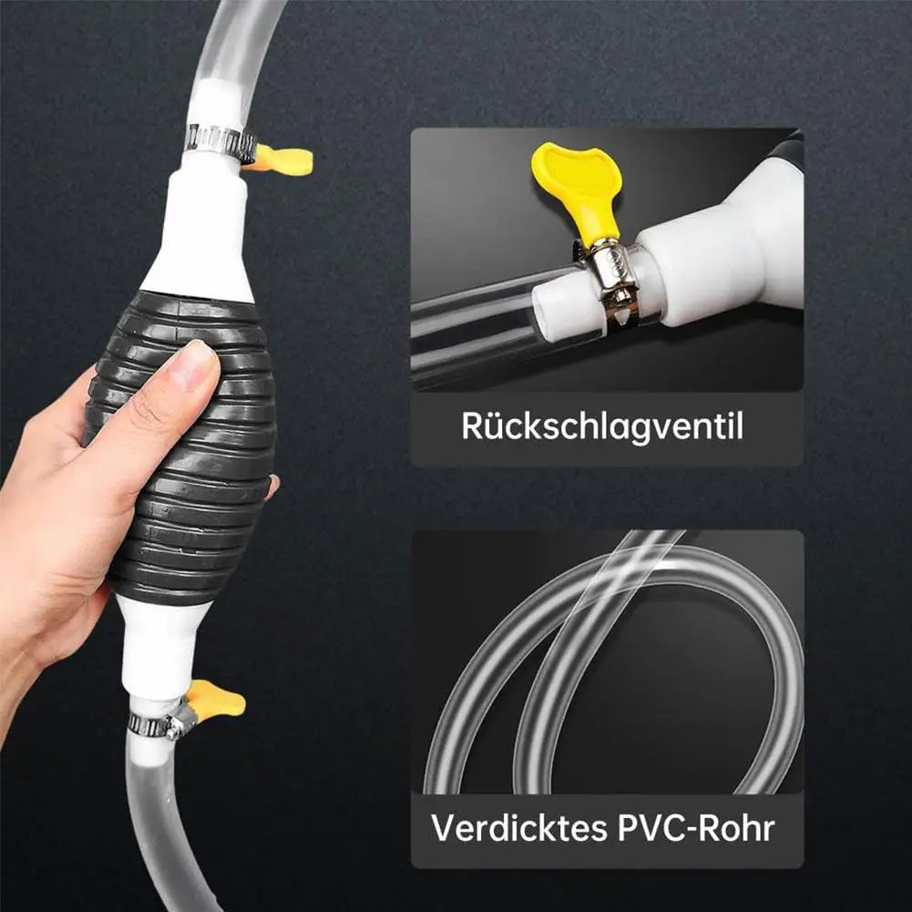 Hand Fuel Pump Car Fuel Tank Sucker Oil Transfer Fuel Pump Petrol Diesel Liquid Manual Pump Syphon Fuel Saver For Gas Gasoline