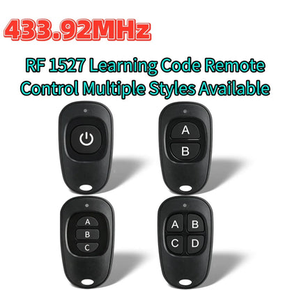 433MHz Remote Control Learn Remote Control Learning code 1527 EV1527 For Gate garage door controller Alarm RF 433mhz Receiver