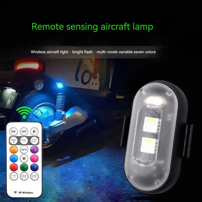 Waterproof Wireless LED Lights USB Charging Wireless LED Flashing Lights High Brightness Wireless LED Lights for Car Bike H9EE