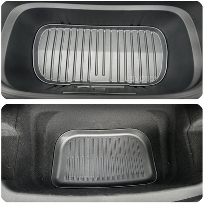 Floor Mats for Tesla Model Y 2025 2026 Juniper All Weather Trunk Mat Kick Pads Cargo Frunk Liners Seatback Protector Accessories