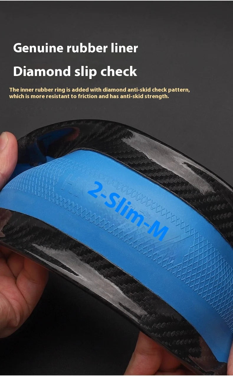 Car AntiSlip Carbon Fiber Leather Steering Wheel Cover, Audi A3 A4 A5 A6 A7 A8 Q1 Q2 Q3 Q5 Q7 Q8 S3 S4 S5 S6 RS3 RS4 RS5 TT