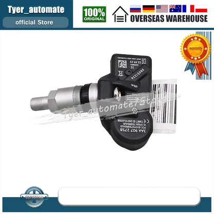 For Volkswagen CC Passat Passat CC Tiguan 4Pcs Tire Pressure Monitoring Sensor TPMS 433MHz 3AA907275B 3AA907275D 3AA907275
