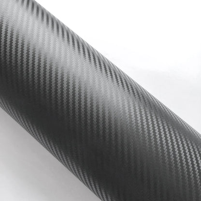 10/20/30/40/50*152cm Black Matte 3D 4D 5D Carbon Fiber Vinyl Car Wraps Auto Satin Film Vehicle Sticker with Different Size/Roll