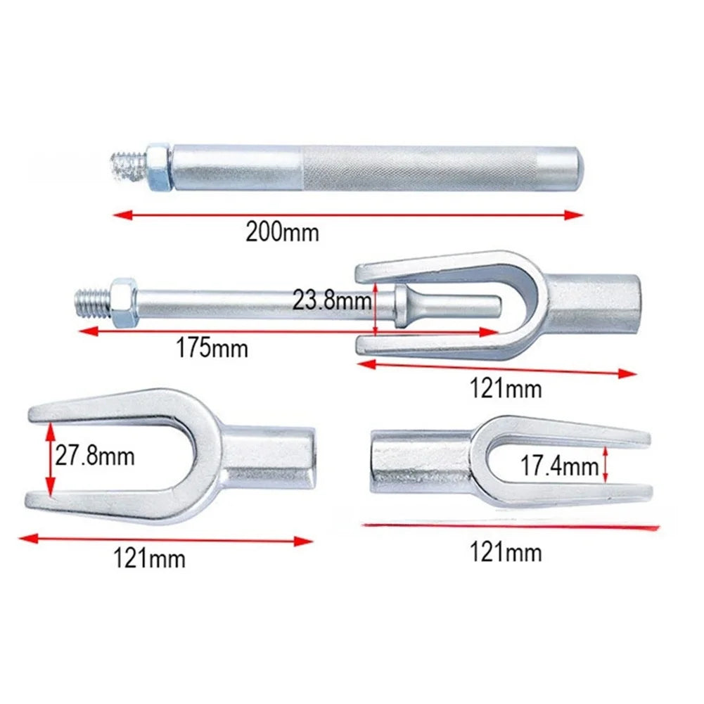 5Pcs Fork Crowball Head Removal Tool Car Ball Head Extractor Steering Arm Tie Rod Ball Head Remover Puller