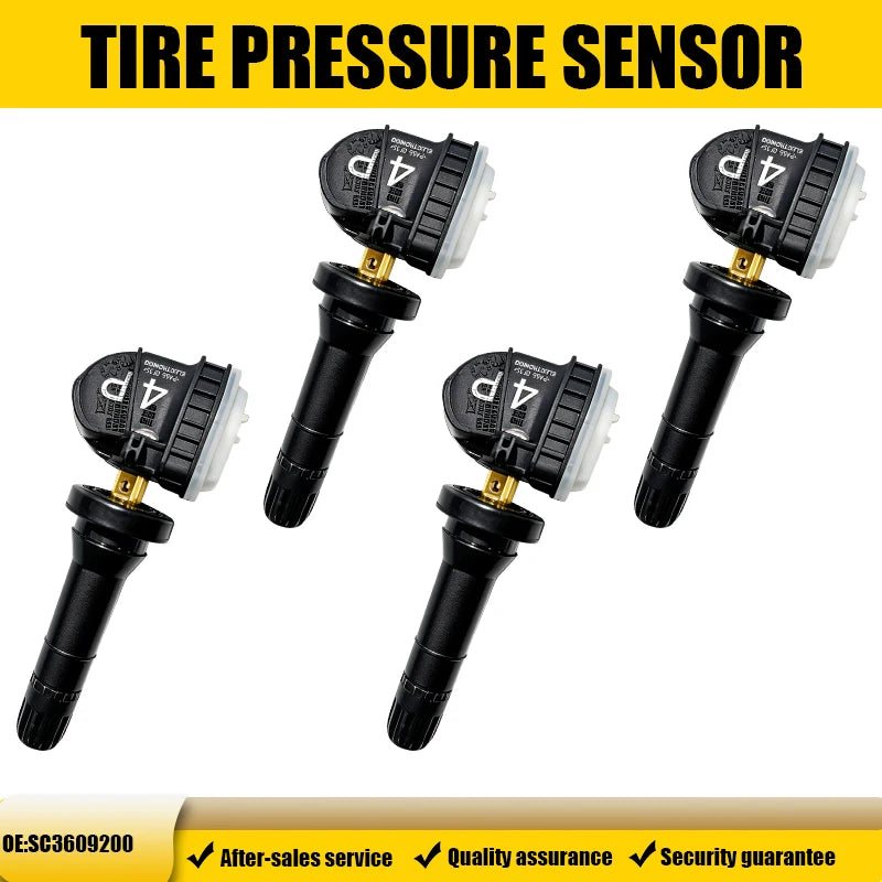 1/4PCS 433MHZ Tire Pressure Sensor TPMS Fit For BYD Han Qin Song Tang Yuan EV Pro Plus DM Replacement For SC3609200 SC-3609200