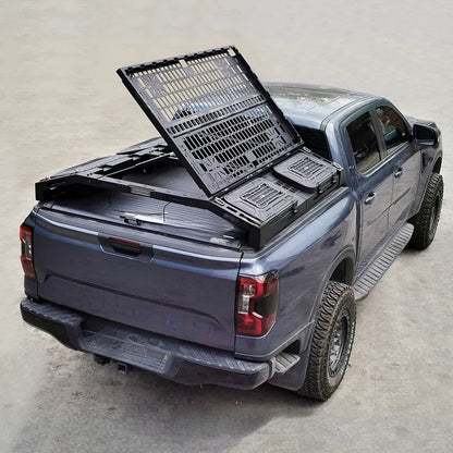 Hot Selling Universal Pickup Truck Bed Roll Bar Cross Bars & Overland Roof Rack with Tool Boxes