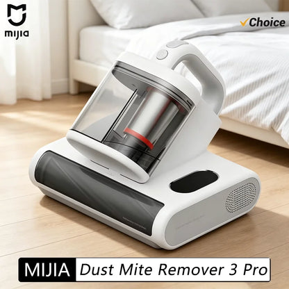 New MIJIA Mite Remover 3 Pro Wireless Dust Mite Vacuum Cleaner UV Sterilization Disinfection Dust 17kPa Handheld For Home Bed