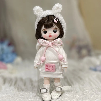 Original Bjd Diy Dress Up Doll 1/8 Joint Mobility Fashion Princess Doll 3d True Eye Girl.S Birthday Full Set Accessories Gift