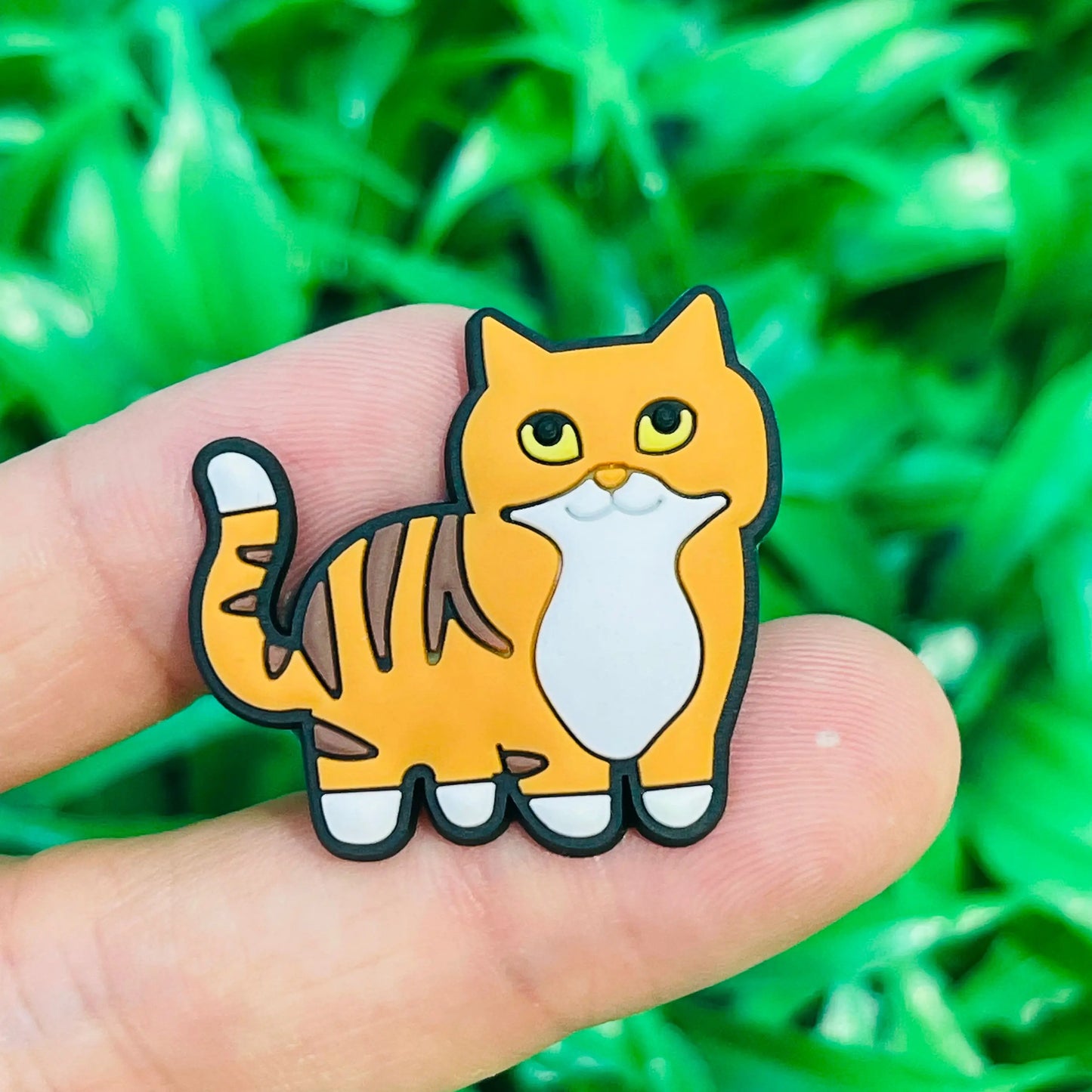 New 1-13pcs Cute Animal Black Cat PVC Garden Shoe Charms Sandal Buckle Boys Girls Cartoon Hole Slipper Accessories DIY Backpack