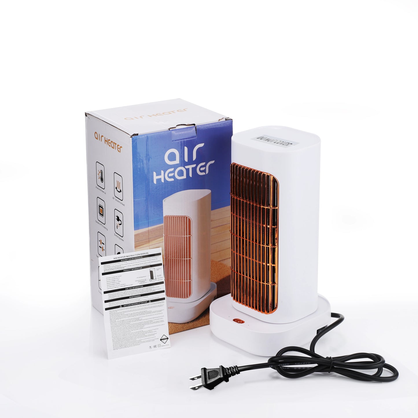 1300 W Space Heater Portable Electric Heater Overheating & Tip-Over Protection PTC Ceramic Heater 90 Degree Oscillation 2 Modes
