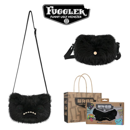 Fugglers Ugly Tooth Monster Fluffy Crossbody Bags Cute Fugg Plush Purse Shoulder Backpack Wallet Girls Boys Cartoon Animal 22CM