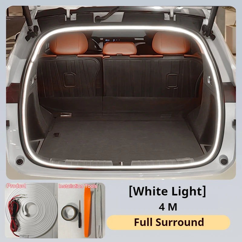 Rear Trunk LED Light Bar Strips Trunk Interior Decorative Lamp Strip Fit For Subaru Forester Interior Accessory Atmosphere