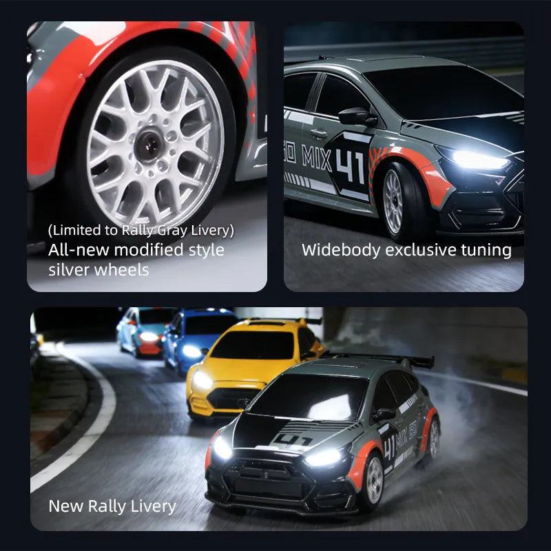 Sniclo 1:43 RC Drift Car 4WD FPV Remote Control Racing Car Dual Mode High Speed Mini Off Road Vehicle Toy for Kids Adults