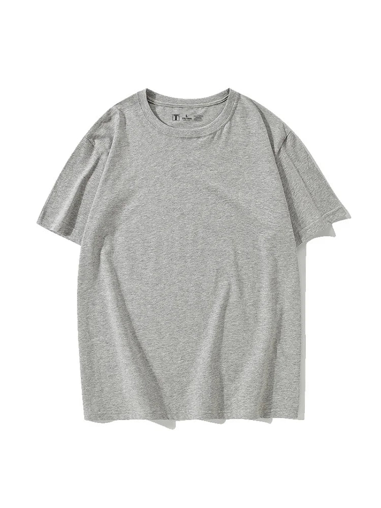 Simple White Oversize T-shirts For Women Cotton Summer Green T Shirts Women Short Sleeve Loose Blue T Shirt Women Yellow Top Tee