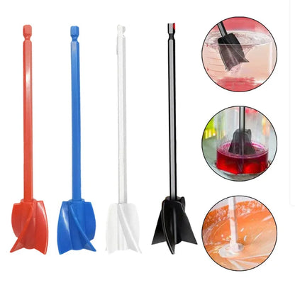 Epoxy Mixer Paint Drill Attachment Paddle Consistency Liquids Resin Head Stirrer Mixer Paint Resin Attachment With Red