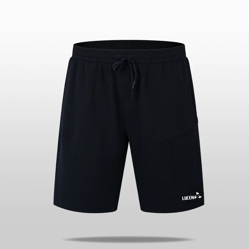 LUCEN New 2026 High-Quality Men's Summer Sports Breathable Shorts Fashionable Beach Leisure Shorts Fitness Running Shorts Tops