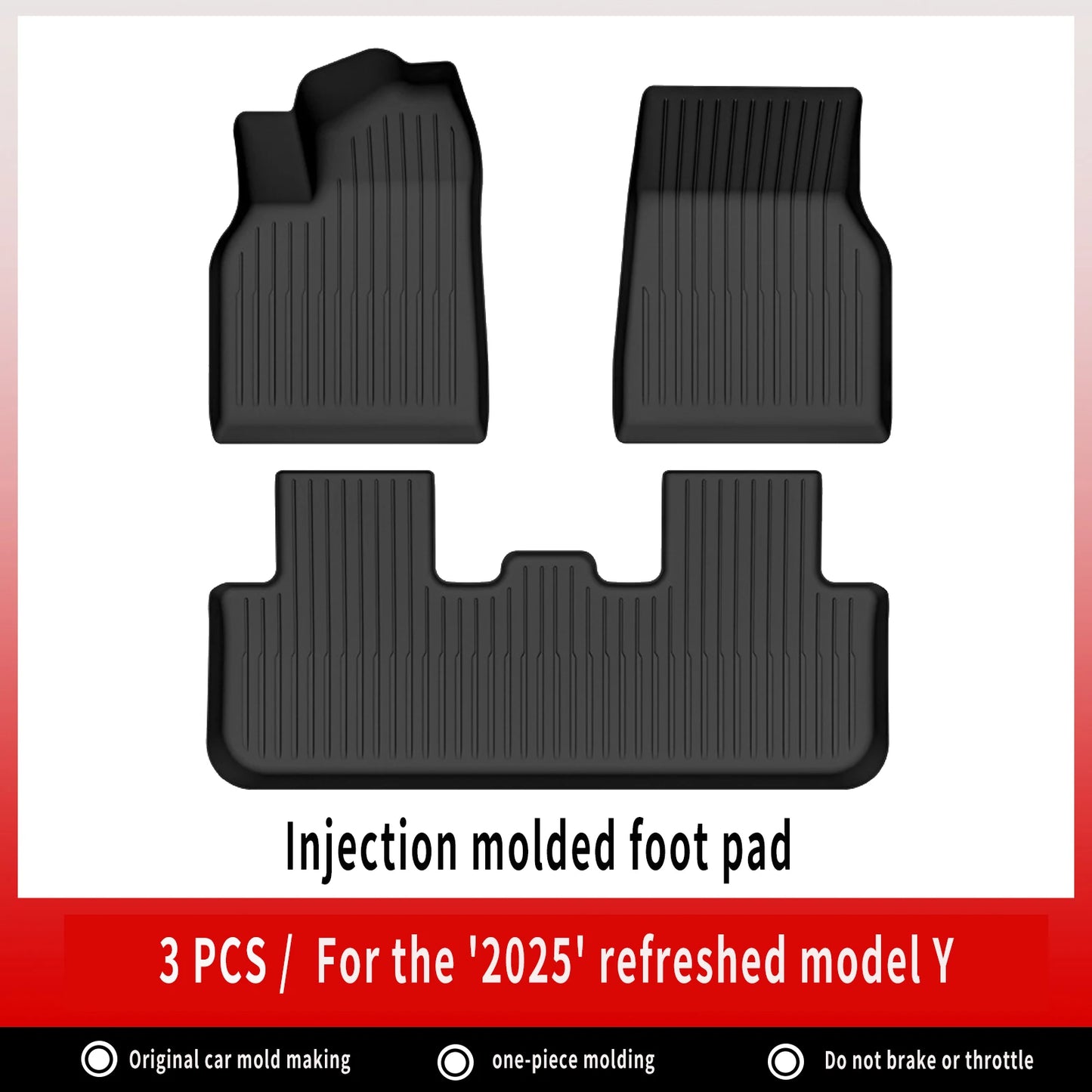 TPE Car Floor Mats For New Tesla Model Y 2025 Juniper Luggage Mat Set Waterproof Anti-slip Trunk Mats Floor Liner Backrest Mats