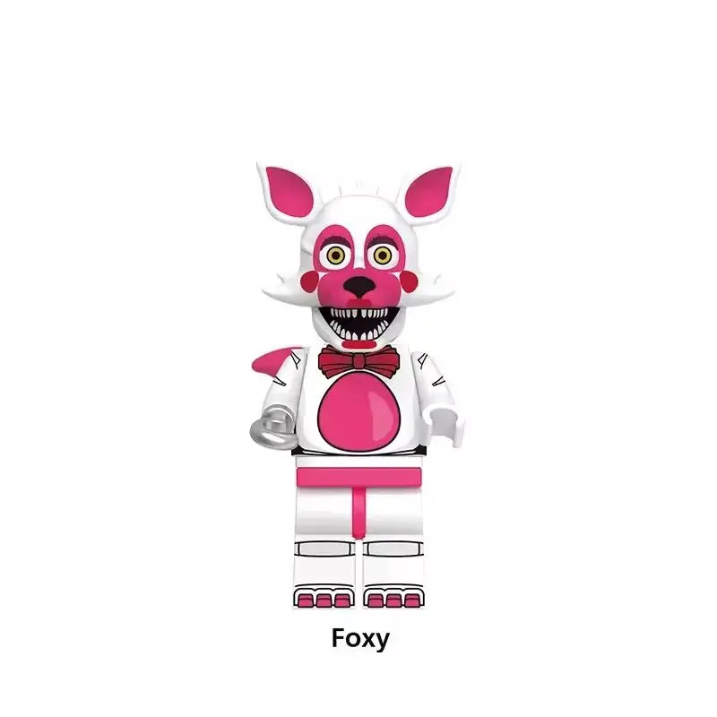 NEW FNAF Nights Game Figure Mini Figures Building BlocksSkeleton Thriller Toys gift kids toys mould king