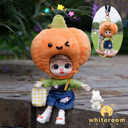 Trendy Toy Doll OB11 Lion Dance Doll Chinese Style Girl Doll Clothes Set for Chinese New Year  Spring Festival Gift Festival BJD