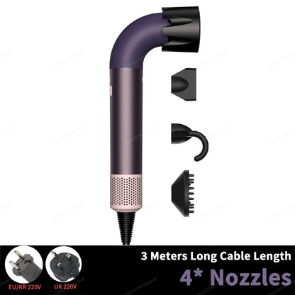 1400 Watt Super 200 Million Anion Blow Dryer Mini Portable Hair Dryer With Diffuser Nozzles Ions Hair Care Dryer Cold/Hot Wind