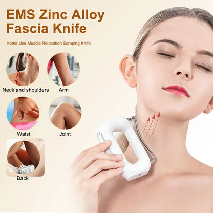 2026 New Electric Fascia Knife Vibration Body Massager Muscle Relaxation Device Body Lifting Hyperblade Massage Blade Tool