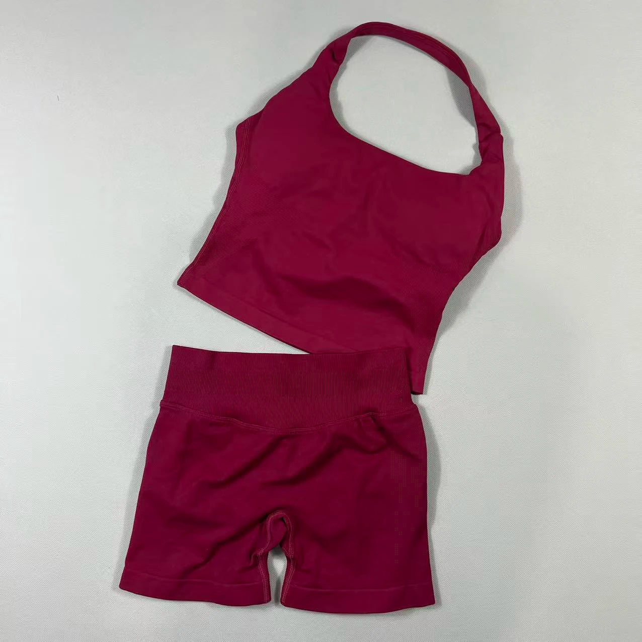2 Pieces Sportswear Women Yoga Set Gym Clothes Sportswear Yoga Suits High Waist Scrunch Fitness Tracksuits  Pilates Set