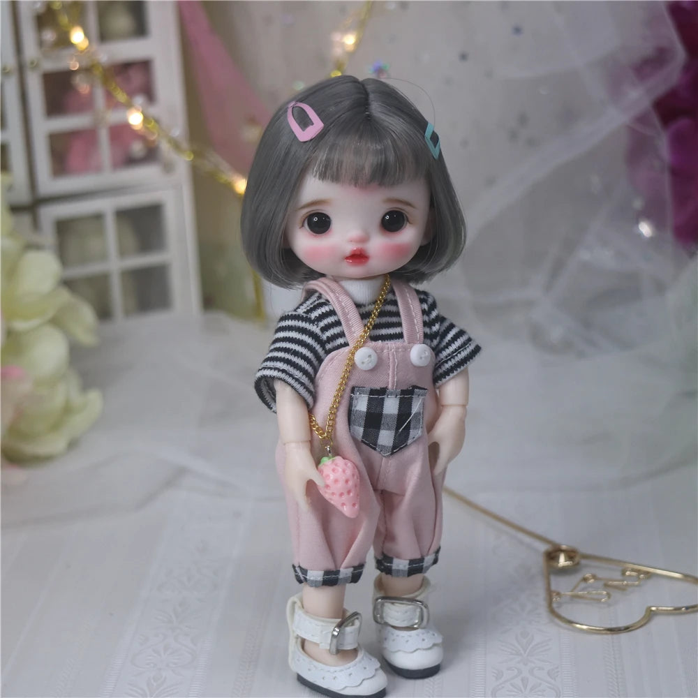 Original Bjd Diy Dress Up Doll 1/8 Joint Mobility Fashion Princess Doll 3d True Eye Girl.S Birthday Full Set Accessories Gift