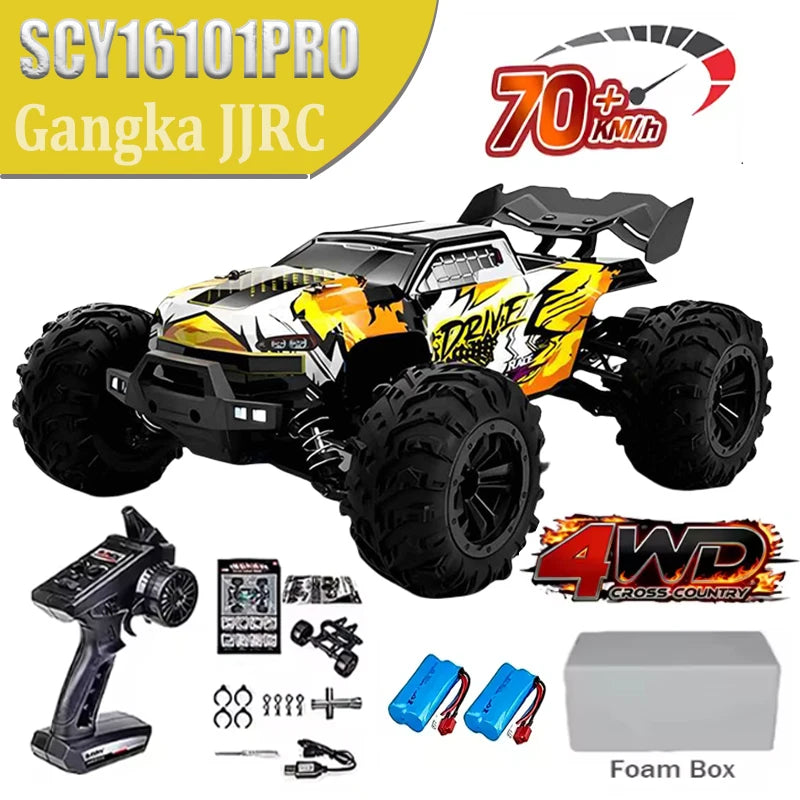 1:16 SCY 16101PRO 16102PRO 16103PRO 4WD Brushless RC Car 70km/h High Speed Off Road Racing Car Remote Control Toy Car Gift
