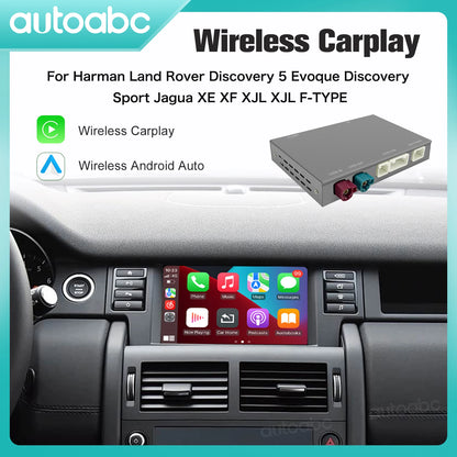 Wireless CarPlay Android Auto For Bosch Harma Host Rover Discovery 5 Evoque Discovery Sport Jagua XE XF Mirror Link Multimedia
