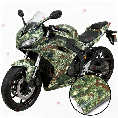 Desert Pattern Vinyl Paper for Car Wraps Desert Camo Wrap Supplies Car Film Covering Motorcycle Stickers Wrapping Tools Adhesive