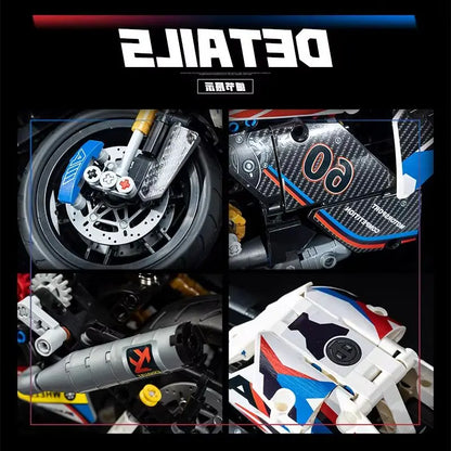 New product machinery group 1:8 motorcycle 42130 building blocks M1000RR locomotive model desktop decoration boy children's toys