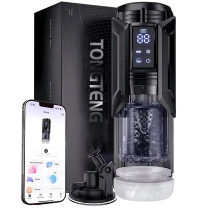 Telescopic Rotation Masturbator Cup Sucking Penis Pump Pocket Pussy Blowjob Sex Toys Stroker Piston Automatic Mastubator for Men