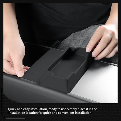 for Tesla Model Y Launch/Juniper 2025 Center Console Armrest Storage Box Glasses Tray Organizer Car Interior Accessories