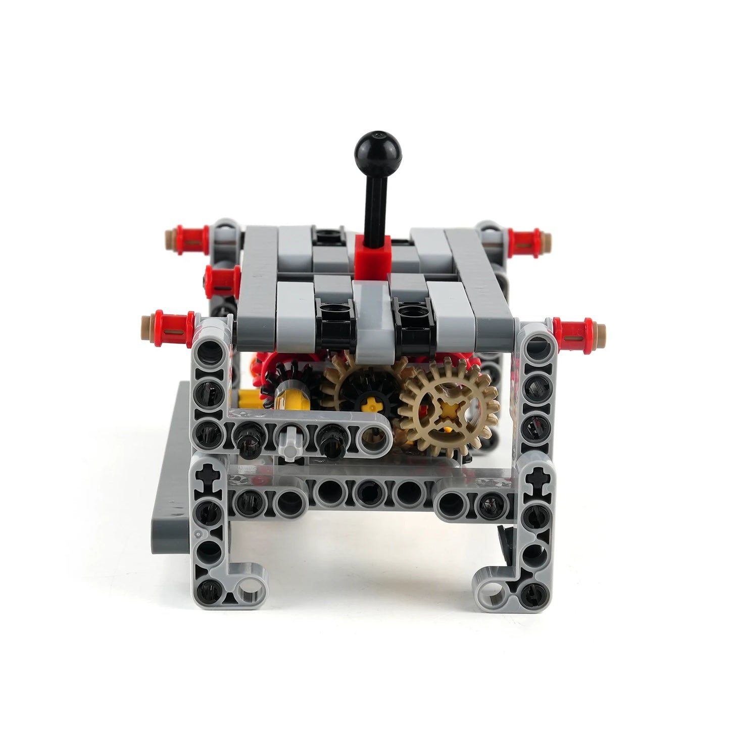 MOC 5 Speed with Reverse Gearbox Technology Modified Parts Building Blocks Transmission Model Kids Education Toy Creative Gift