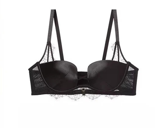 Set Intimo Pizzo Leopardato Chic Stile Francese Reggiseno Push Up Seno Piccolo Antiaccadimento Taglie Comode S-XL Hot Sale Set