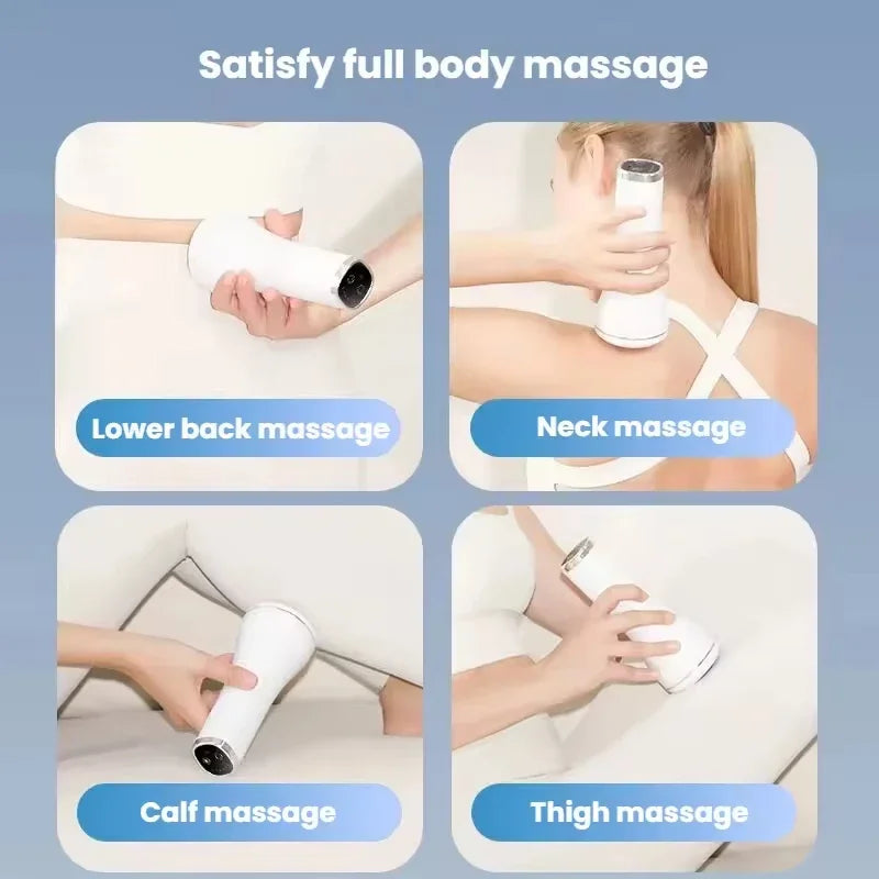 Portable Vibration Body Sculpting Massager Adjustable Speed Rechargeable Fat Burner for Full Body Relaxation