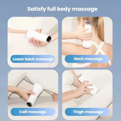 Portable Vibration Body Sculpting Massager Adjustable Speed Rechargeable Fat Burner for Full Body Relaxation