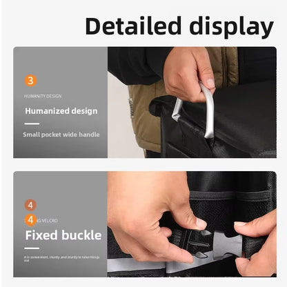 Oxford Cloth Car Storage Box Trunk Storage Organizer Foldable Multifunctional Car Camping Storage Bag Storage Rack