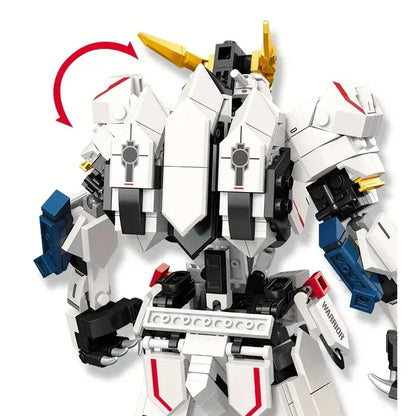 952PCS Mecha Building Blocks Deformation Mechanical Armor Figures Model Bricks Toys Creative Decoration Kids Toys Birthday Gifts