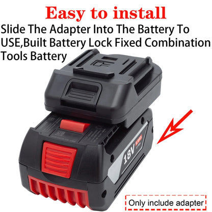 Battery Adapter Converter For Makita 18V LXT Li-ion Tool To Bosch 18V Li-ion Battery Adapter Power Tool Accessory