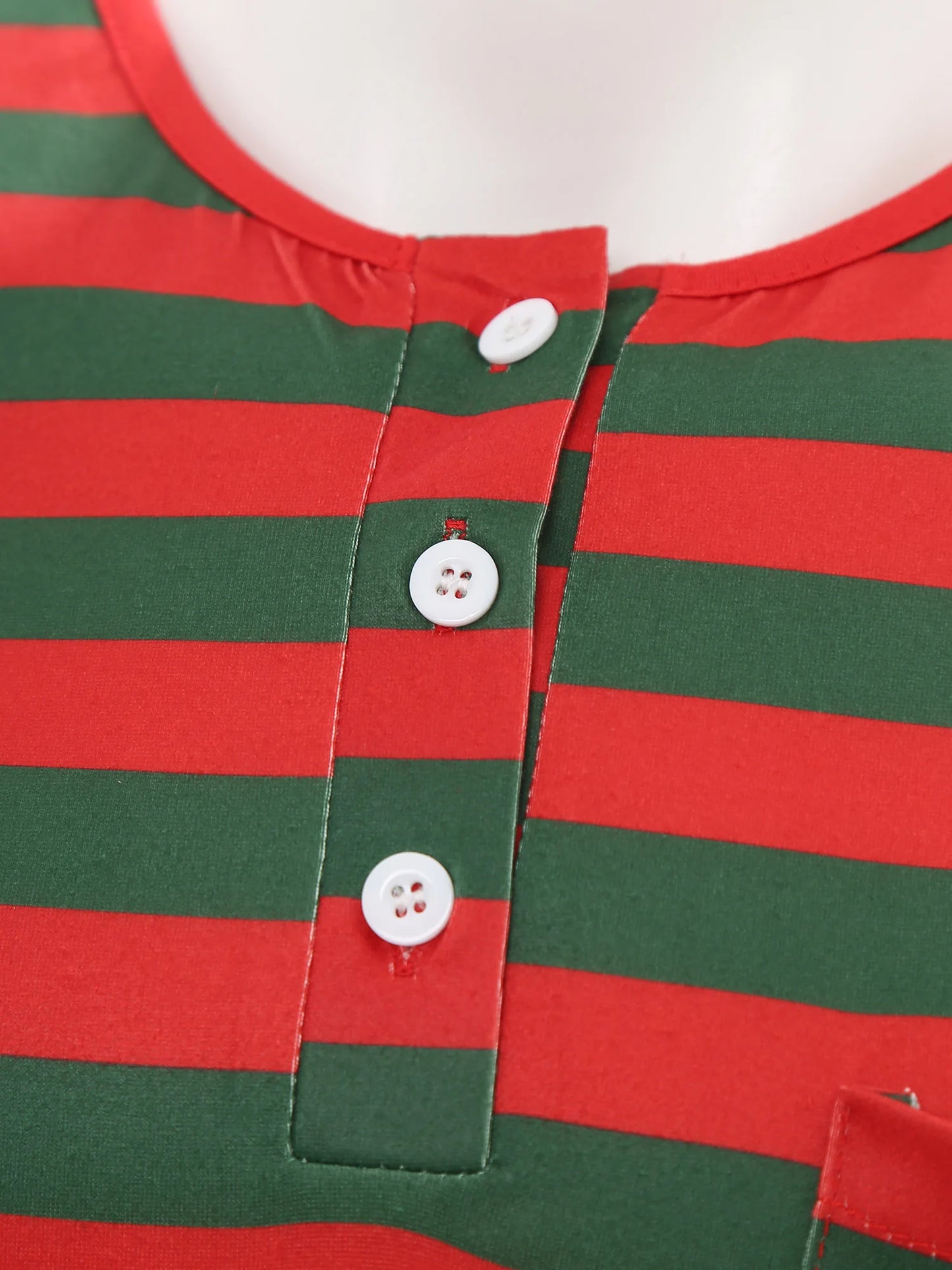 Mens Striped Long Sleeve Nightshirts Sleepwear Round Neck Loose Pajamas Robe Sleepshirt with Night Cap Christmas Loungewear