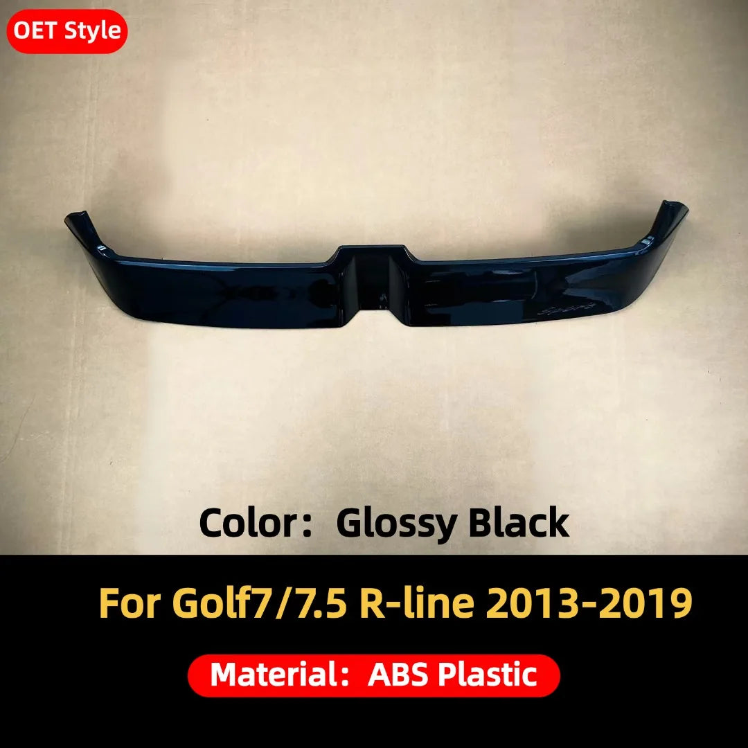 Rear Roof Wing Spoiler Tail Splitter Air Dam Tuning Accessories Body Kit For Volkswagen VW Golf MK 7 7.5 GTI R Oettinger 2013-19