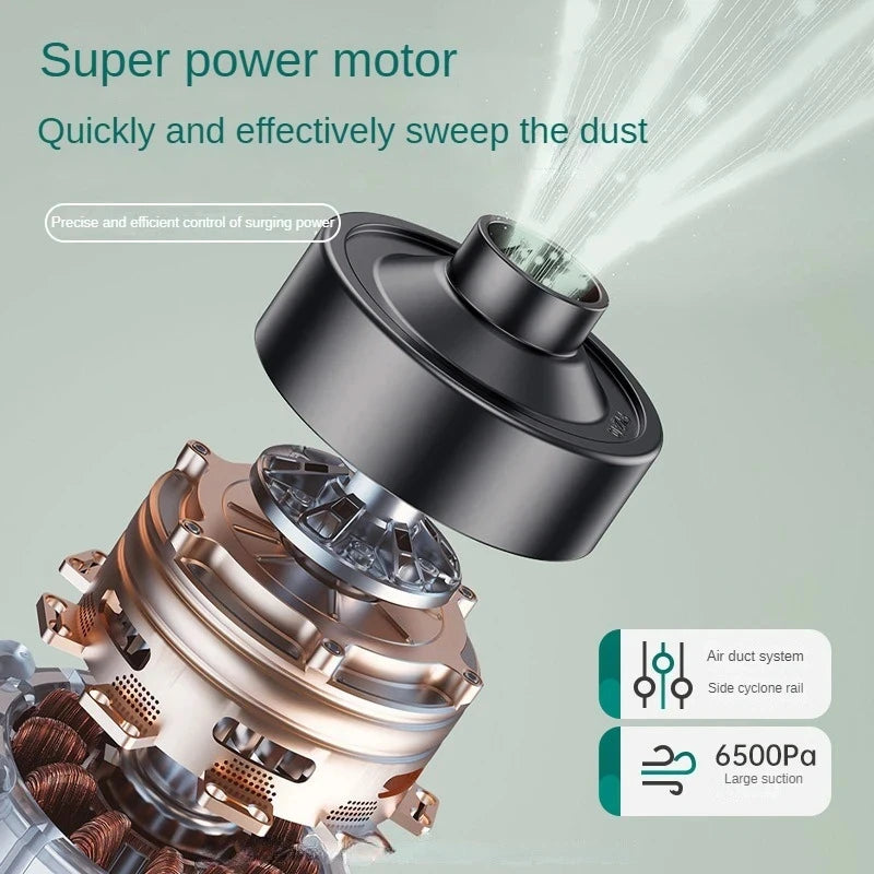 4 In 1 Multifunctional Wireless Handheld Vacuum Cleaner Powerful Suction HEPA Filter for Home Car Floor Use