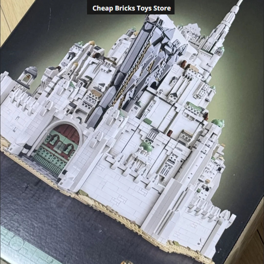Cheapest 2026 Requiring Assembly 8278pcs Minas Tirith Bricks Building Blocks The City Capital Trendy Model Gifts for Adults Toys