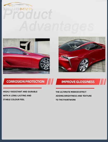 1.52*16m/lot PET Crystal Pepper White Car Paint Color-Changing PPF Vinyl Sticker Wrap PET Pearl Car Body Film