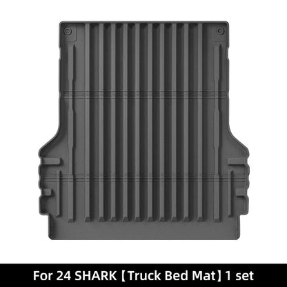 For BYD Shark Shark 6 2025 2024 RHD TPE Full Cover Floor Mats With Door Sill Protector, Floor Liners Cargo Liner Protection